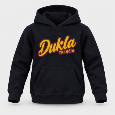 Detská mikina s kapucňou - Čierna