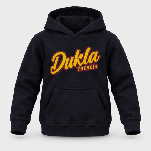 Detská mikina s kapucňou - Čierna
