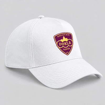 Šiltovka s aplikovaným logom - Biela