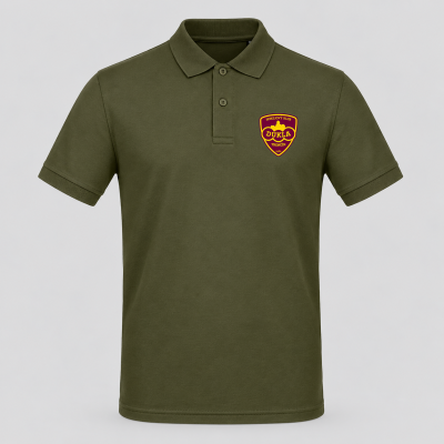 Polokošela - Army zelená s plastickým logom